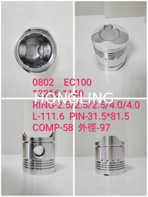 HINO EC100 LINER 11467-1490 AND PISTON 13216-1140